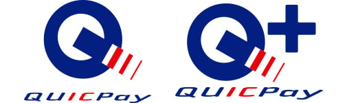 QUICPayとQUICPay＋のロゴマーク