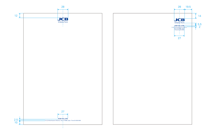 (Example) Letterhead (297 x 210)  Single-colo