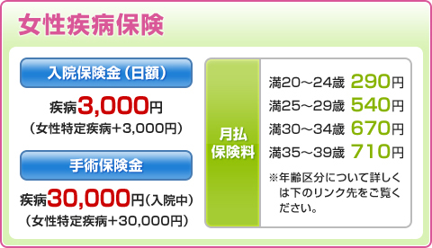 WEBで簡単お申し込み 女性疾病保険