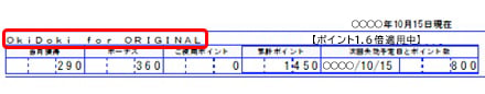 カードご利用代金明細