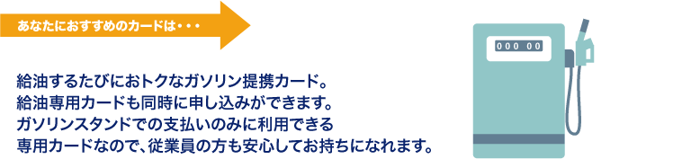 ガソリン提携カード