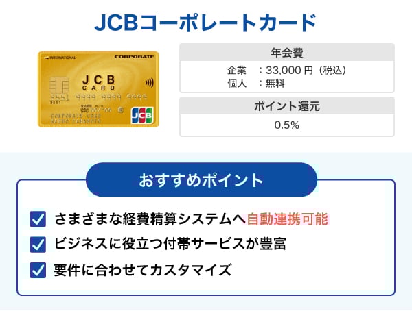 JCBコーポレートカード
