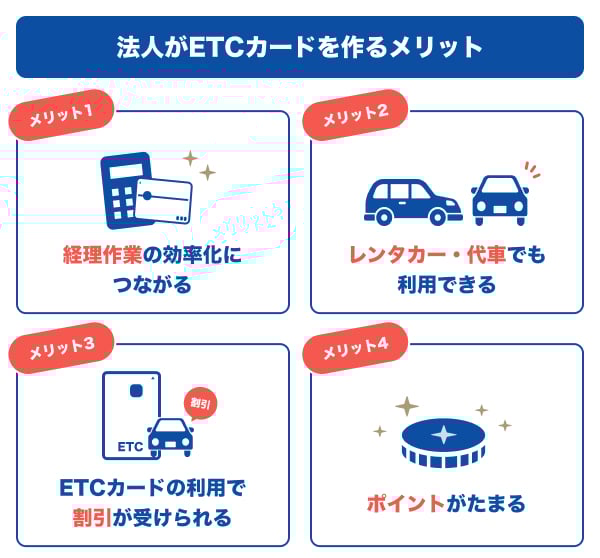 法人がETCカードを作るメリット
