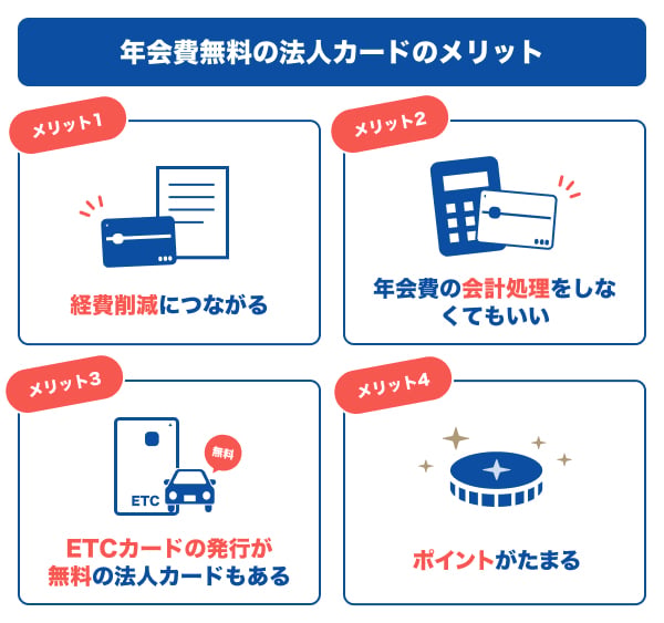 年会費無料の法人カードのメリット
