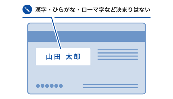 法人カードの裏面にある署名欄の書き方