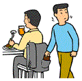 飲食店などでのスリ