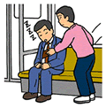 電車内、駅などでの盗難