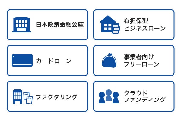 ビジネスローン以外で事業資金を調達する方法