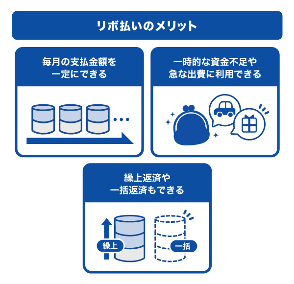 リボ払いのメリット