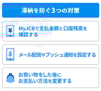 滞納を防ぐ3つの対策