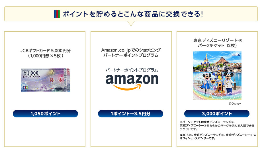 ポイントを貯めるとこんな商品に交換できる！
