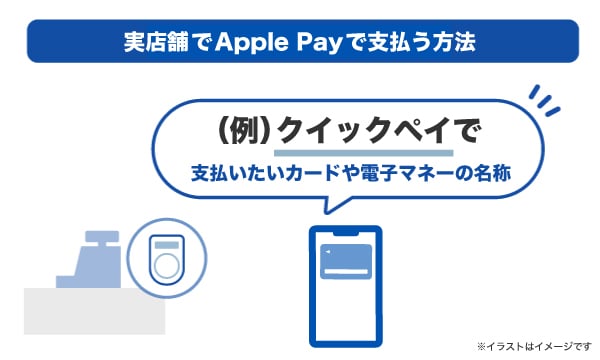 実店舗でApple Payで支払う方法