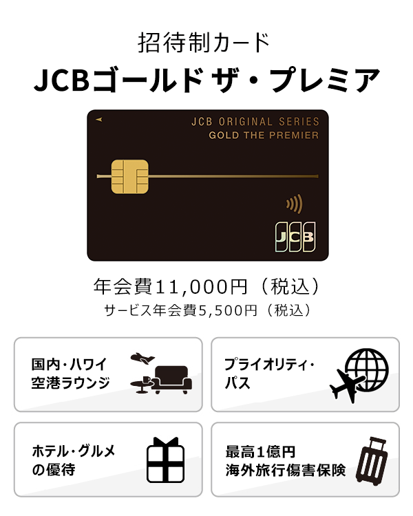 ワンランク上のゴールドカード「JCBゴールド ザ・プレミア」