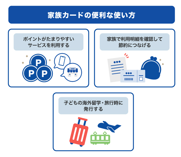 家族カードの便利な使い方