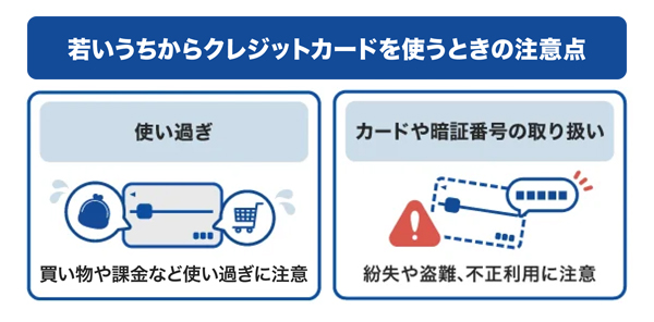 クレジットカードを持つうえで気を付けたいこと