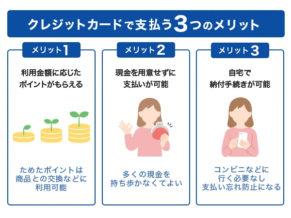 固定資産税をクレジットカードで支払う3つのメリット