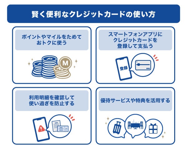 賢く便利なクレジットカードの使い方