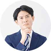 悩む男性の写真