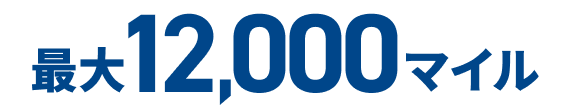 最大12,000マイル