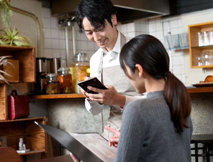 飲食店のテーブル会計