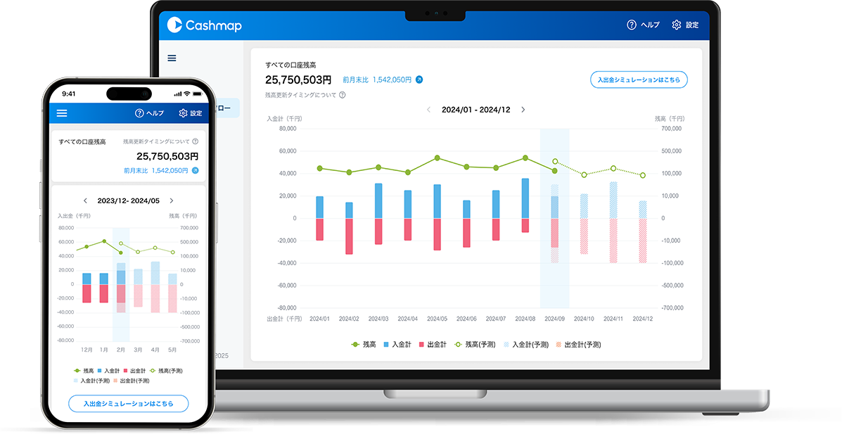 Cashmapのサービス画面