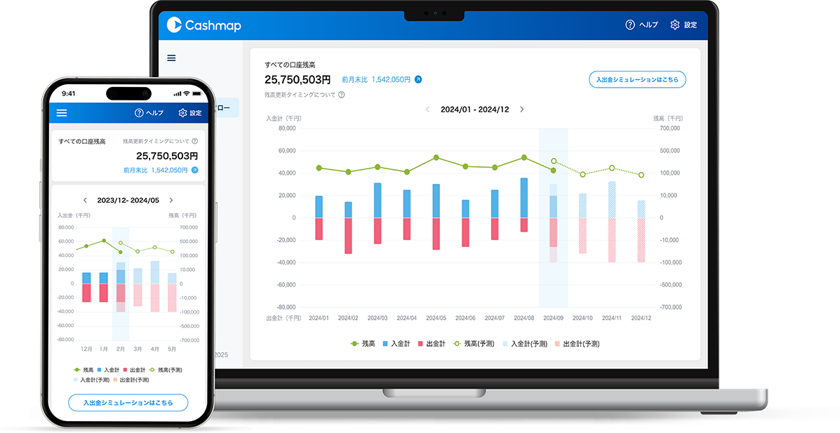 Cashmapのサービス画面