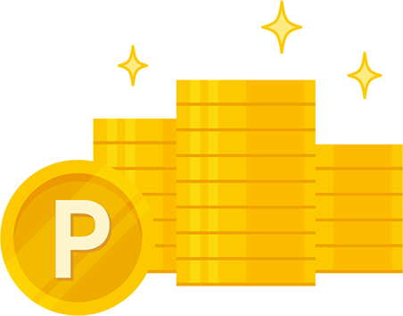 条件達成でポイントがたまる！