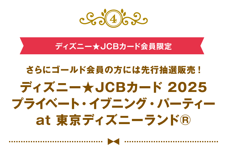 東京ディズニーランド プライベートイブニングパーティーパスポート4名 