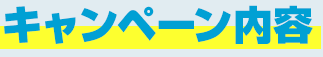 キャンペーン内容
