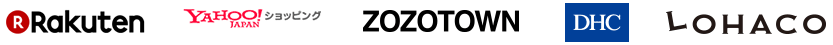 Oki Doki ランド参加ショップ一例：楽天市場　amazon　Yahoo!ショッピング　ZOZOTOWN　DHC　LOHACO
