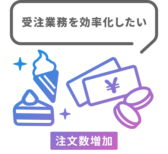 受注業務を効率化したい