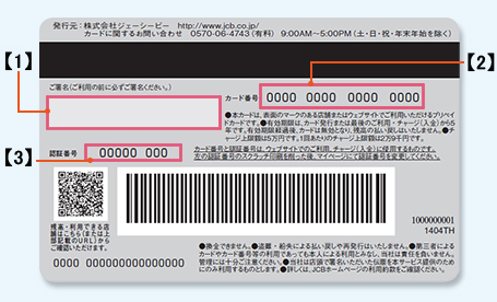 カード裏面